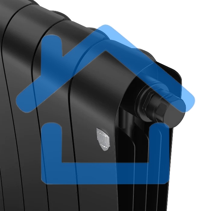 Радиатор биметаллический Royal Thermo Infinity 500 Noir Sable VR80 - 4 секц.