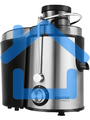 Соковыжималка Centek CT-1209 нержавеющая сталь/черный, 600 Вт