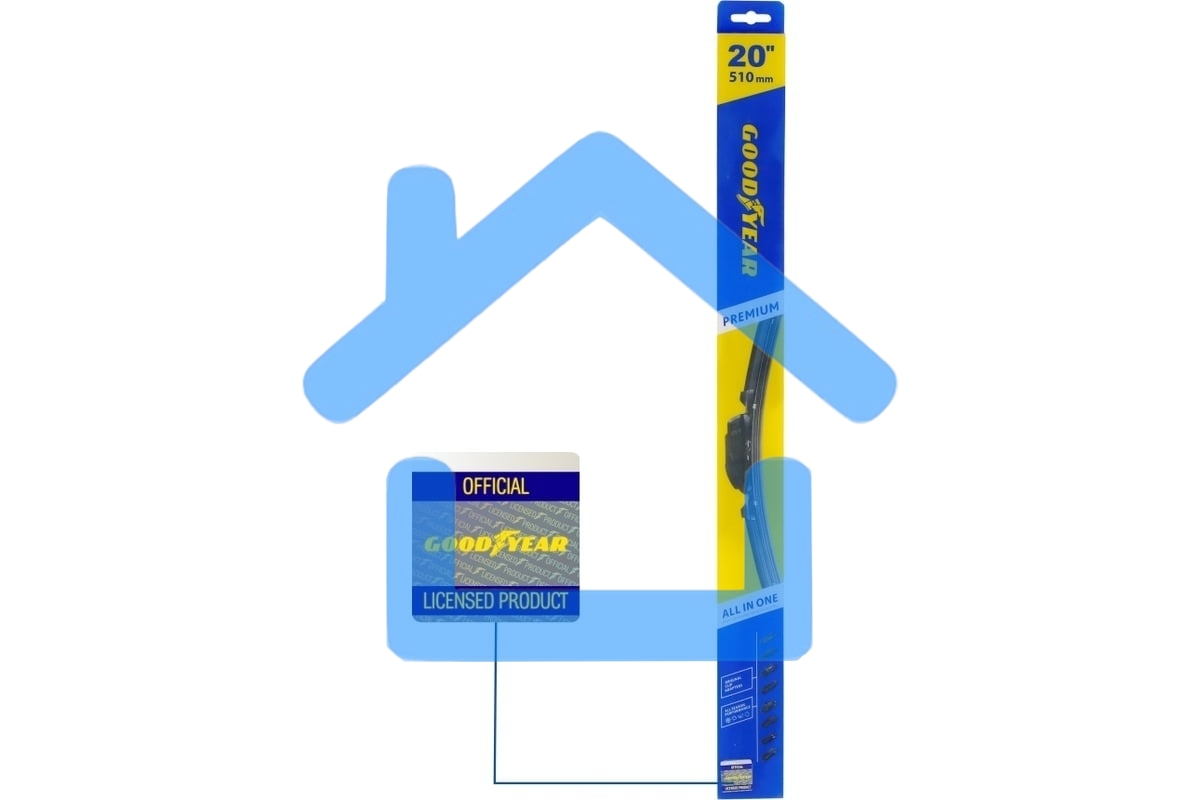 Щетка стеклоочистителя GOODYEAR GY000440 PREMIUM 20''/51см бескаркасная