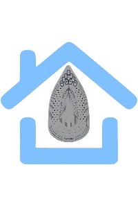 Утюг Delta DL-756 черный с красным