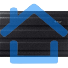 Внешний SSD Samsung T7 Shield, 4TB, USB 3.2 Gen 2 Type-C, R/W 1050/1000, черный