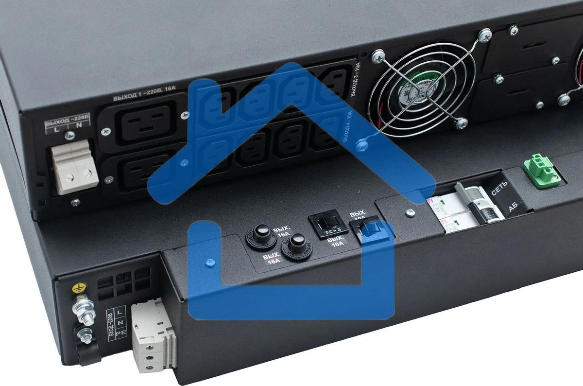 Источник бесперебойного питания Штиль ST1110SL 8000Вт 10000ВА серый