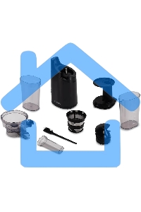 Соковыжималка шнековая Hyundai HY-JS2323 120Вт рез.сок.:400мл. черный