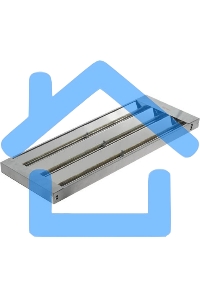 Обогреватель инфракрасный Ресанта ИКО-3000T, серый, 3000 Вт, 30 м2, термостат (67/5/7)