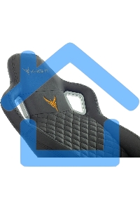 Кресло игровое Knight TITAN черный ромбик эко.кожа с подголов. крестовина металл