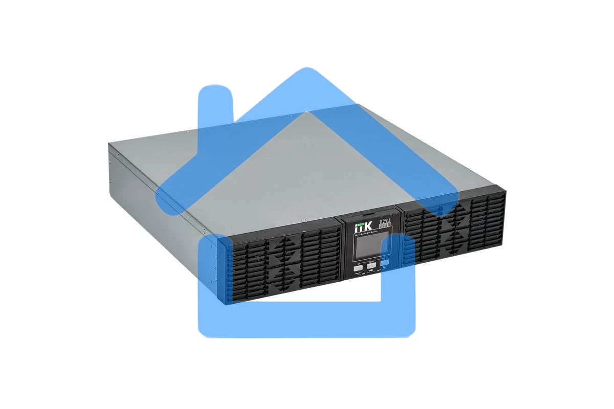 Источник бесперебойного питания ITK Electra OR 6000Вт 6000ВА черный