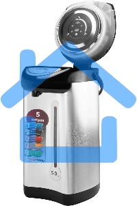 Термопот Starwind STP2850 5л. 750Вт серебристый/черный