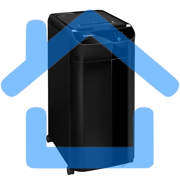 Шредер Fellowes AutoMax 350C (секр.P-4)/фрагменты/350лист./68лтр./скрепки/скобы/пл.карты/CD