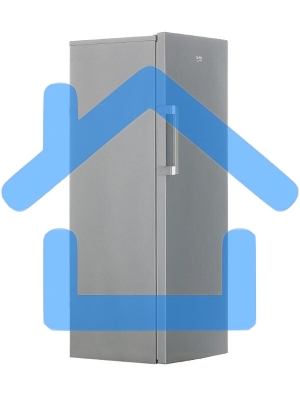 Морозильная камера Beko B1RFNK292G, серый, 255 л, 5 ящиков