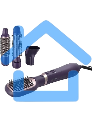 Фен-щетка Philips BHA313/00 800Вт фиолетовый