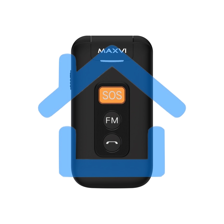 Мобильный телефон Maxvi E5 up черный