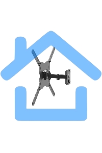 Наклонно-поворотный подвес для телевизоров Harper TVF-63 черный