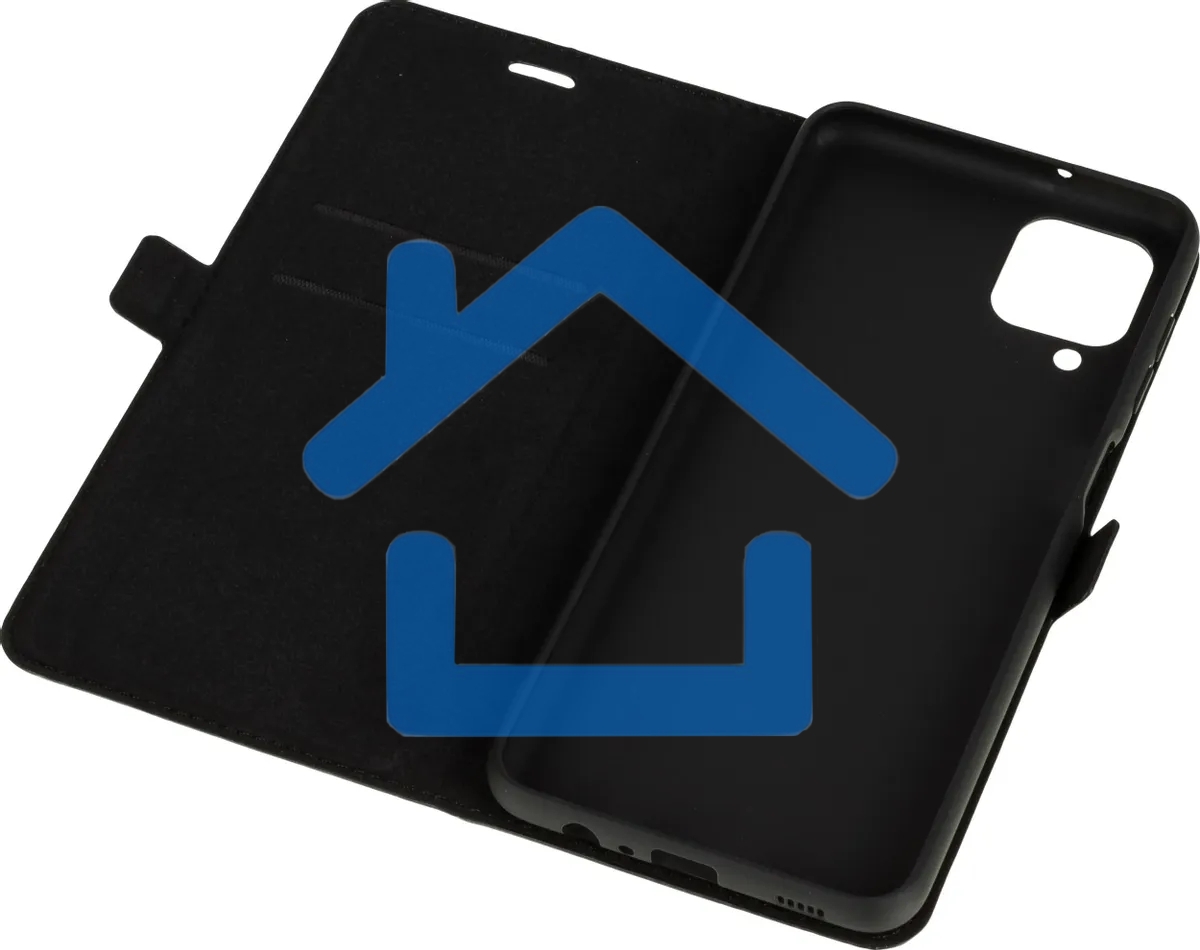 Чехол (флип-кейс) DF sFlip-75 для Samsung Galaxy A12/M12 черный