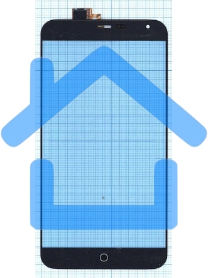 Сенсорное стекло (тачскрин) для Meizu MX4, черное