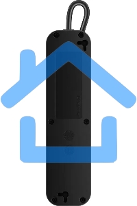 Удлинитель Defender M418 черный, 1.8 м, EURO, 4 розетки, 2200 Вт