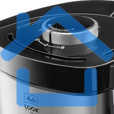 Кофеварка капельная Melitta Look V Therm Timer Black Filter черный/нержавеющая сталь, исп. кофе - молотый, 1.25 л, 1000 Вт