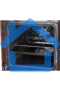 Плита электрическая Лысьва EF4006MK00 коричневый, конфорок 4 электрических, духовка 57 л, 50 см x 84 см x 60 см (без крышки)