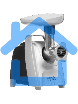 Мясорубка электрическая Аксион М62.03 черный/серебристый, 2000 Вт