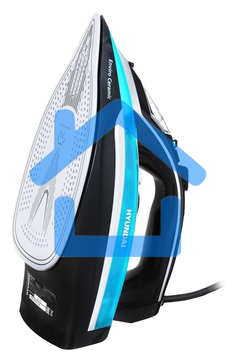 Утюг Hyundai H-SI01336 2800Вт черный/голубой