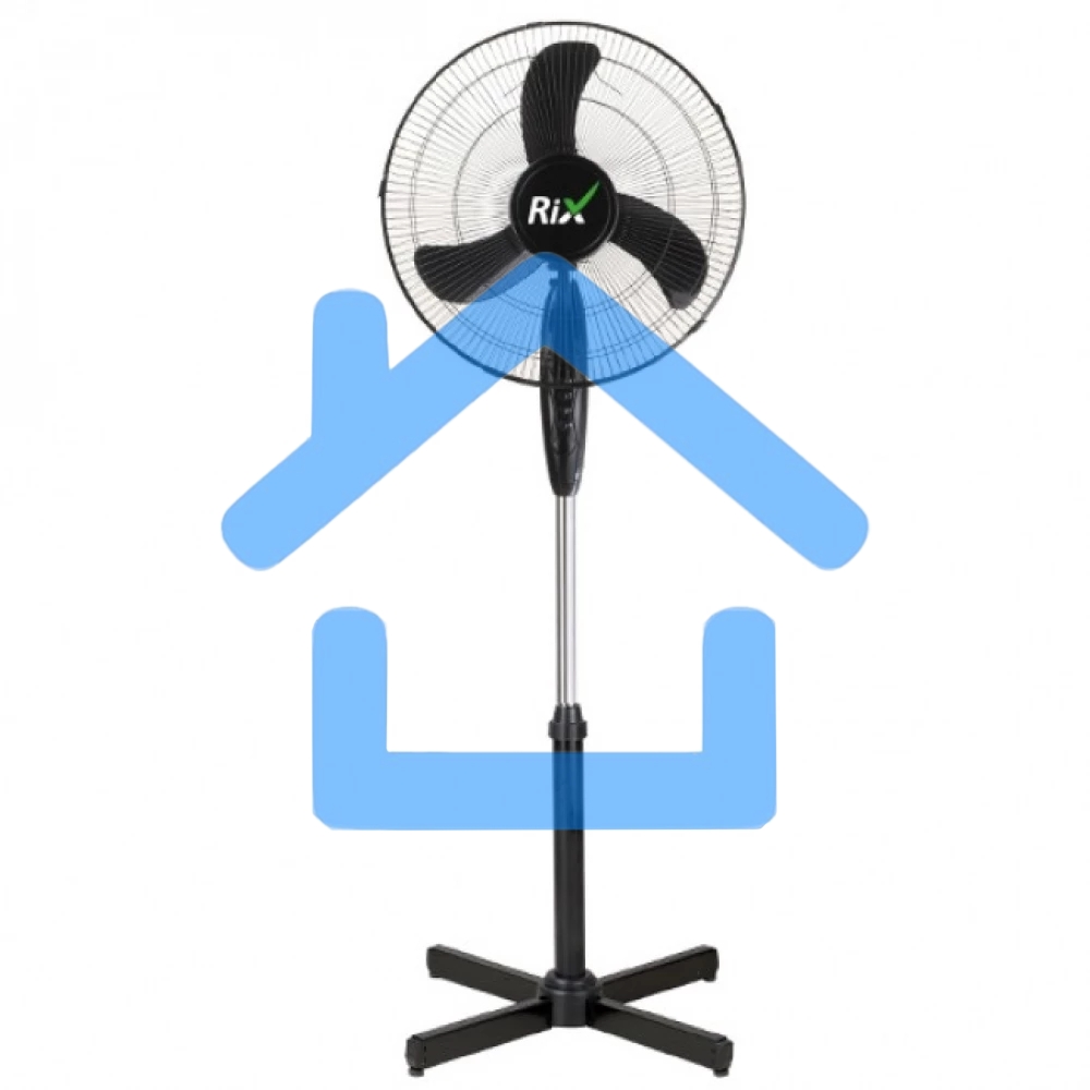 Вентилятор бытовой напольный Rix RSF-4000B