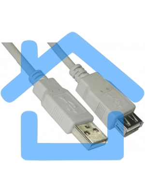 Кабель удлинитель 5bites UC5011-018C USB2.0, AM/AF, 1.8м.