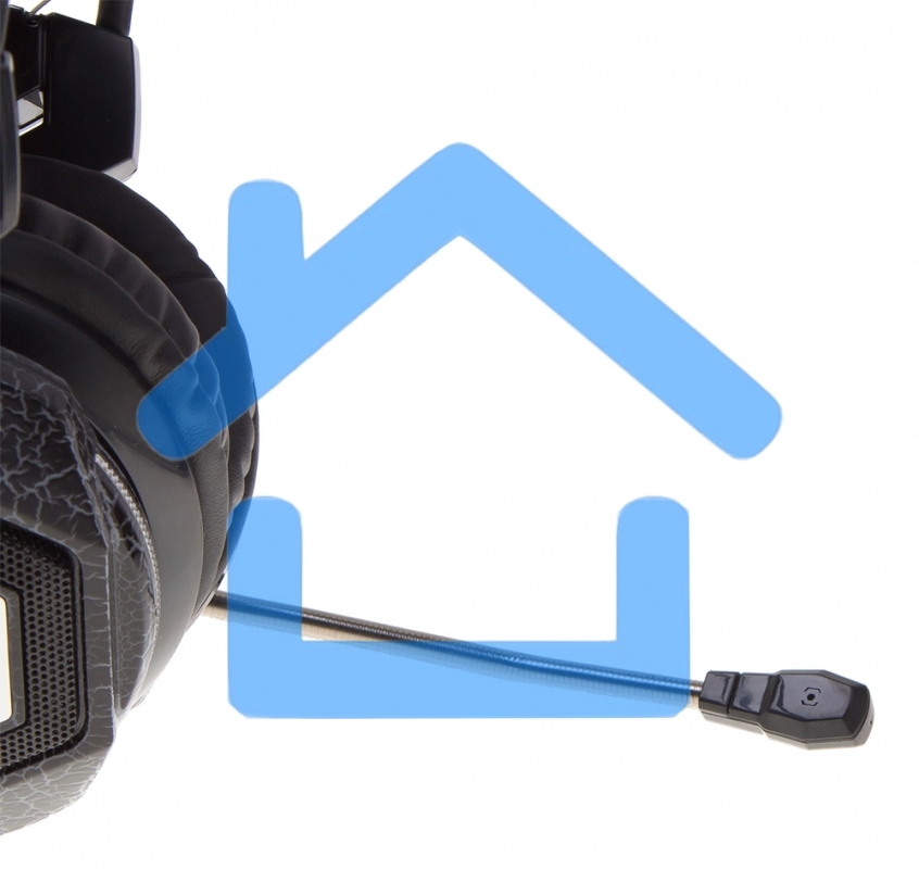 Наушники с микрофоном Oklick HS-L500G черный 2.2м мониторы оголовье