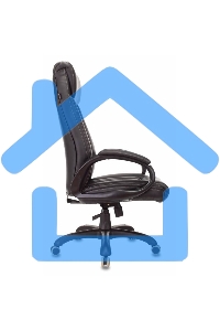 Кресло руководителя Бюрократ T-9922N Leather Venge Black черный, эко.кожа, крестовина пластик