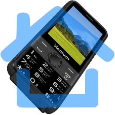 Мобильный телефон Xenium X800 черный моноблок 2Sim 2.8