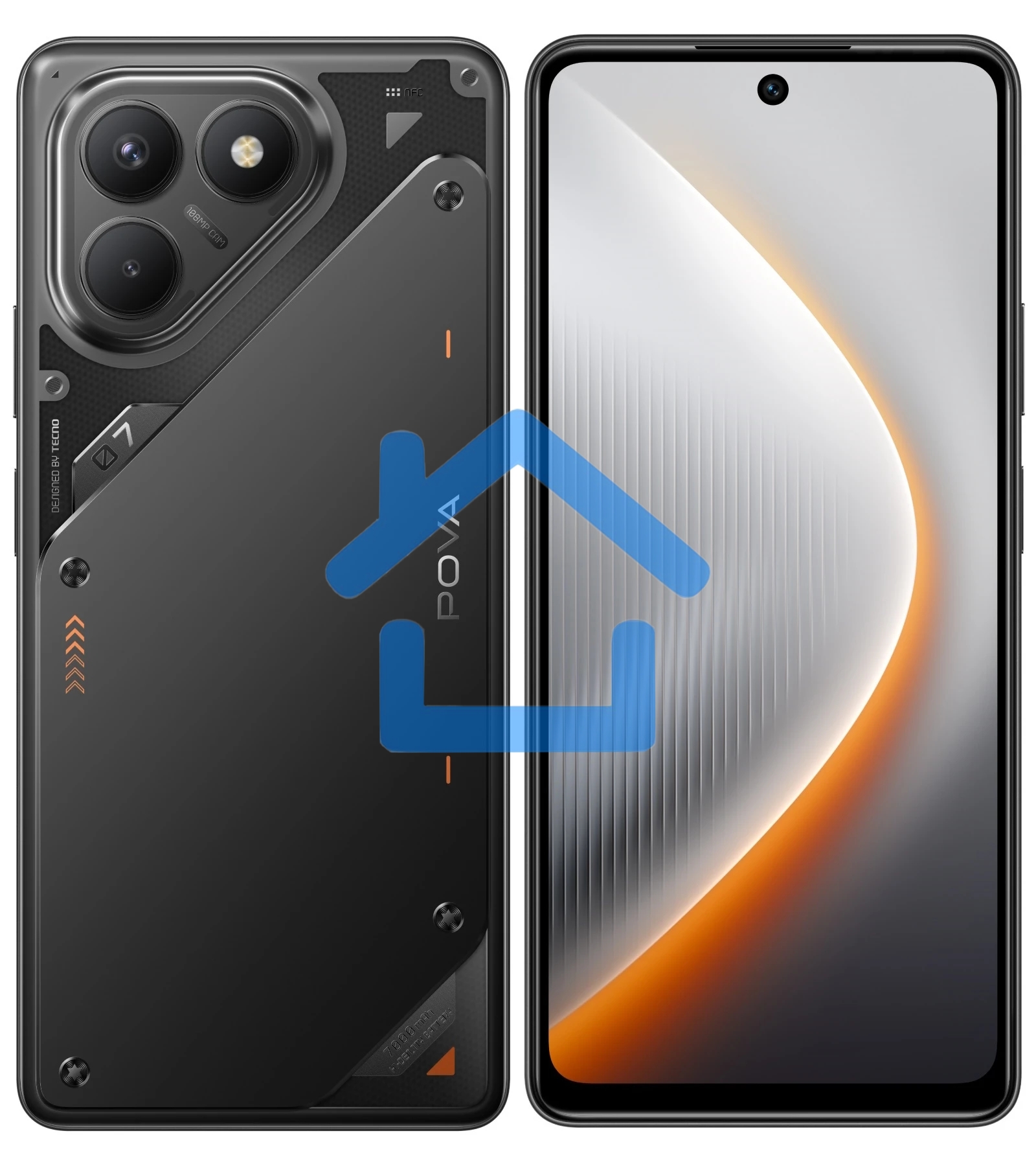 Смартфон Tecno POVA 7 Neo 8/128Gb, черный