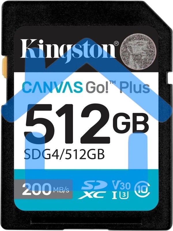 Флеш карта SDXC 512Gb Kingston SDG4/512Gb Canvas Go! Plus w/o adapter
