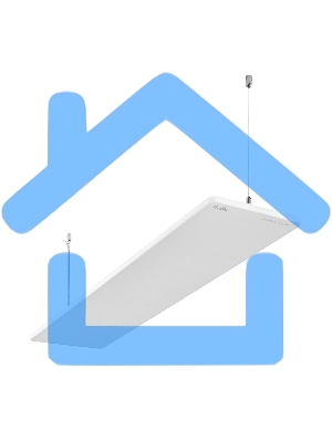Обогреватель инфракрасный Ballu BIH-GSW-1.3 белый, 1300 Вт, 26 м2