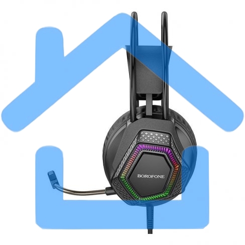 Наушники проводные BOROFONE (6974443389227) BO105 Thunder черный