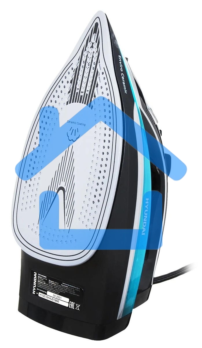 Утюг Hyundai H-SI01336 2800Вт черный/голубой