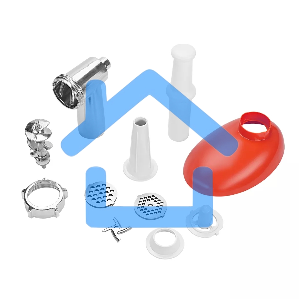 Мясорубка электрическая Kitfort КТ-2113-3 1000Вт белый/красный