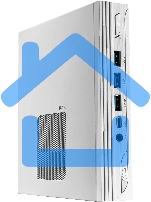 Мини ПК MSI Pro DP10 12M-221RU i5 1235U (1.3) 16Gb SSD 512Gb Iris Xe Windows 11 Professional 2.5xGbitEth WiFi BT 120W белый (9S6-B0A622-221)