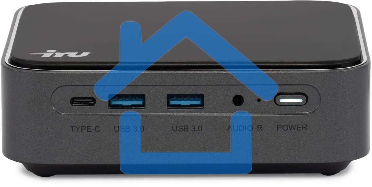 Неттоп IRU 310TLCN i5 1135G7 (2.4) 16Gb SSD 512Gb Iris Xe noOS GbitEth WiFi BT черный (1975175)