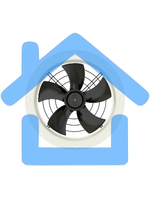 Вентилятор осевой Shuft AXW 2E200-B-T