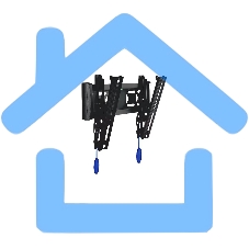 Наклонный кронштейн для телевизоров HARPER TVT-4250T черный