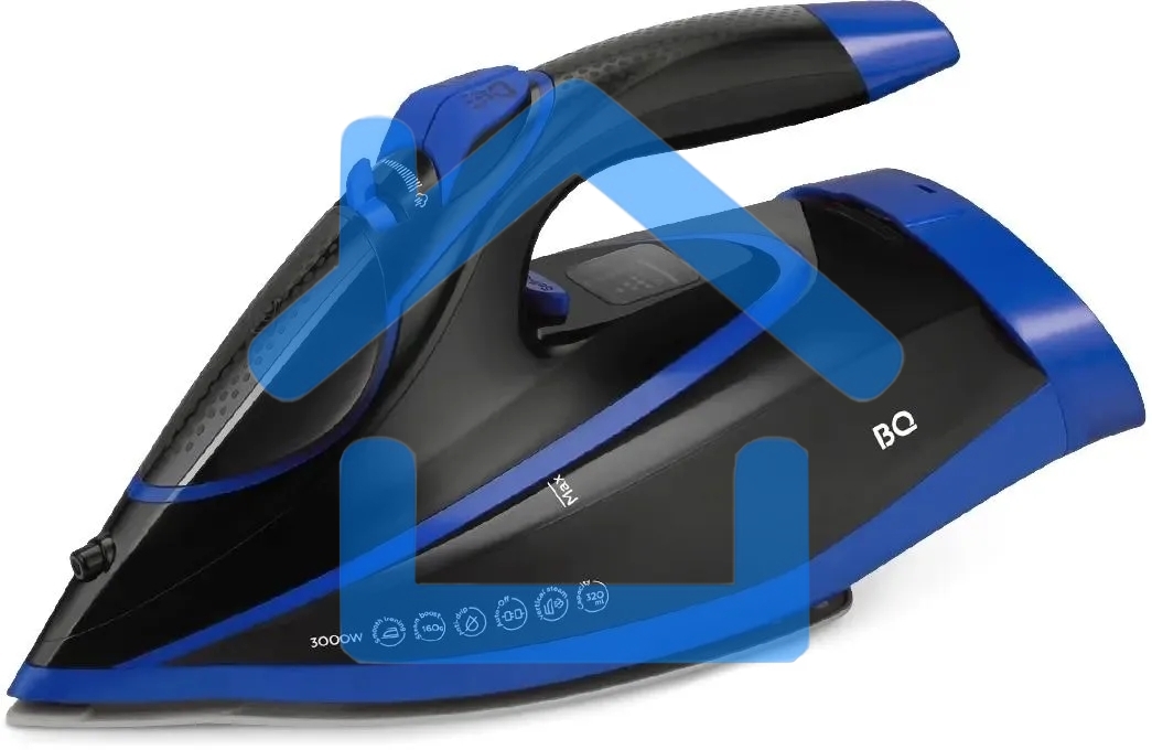 Утюг BQ SIC1003 черный-синий