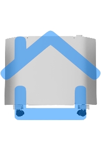 Конвектор Denzel XCE-1000 белый, 1000 Вт, 15 м2, термостат