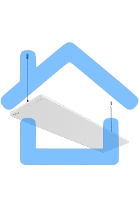 Обогреватель инфракрасный Ballu BIH-GSW-1.3 белый, 1300 Вт, 26 м2