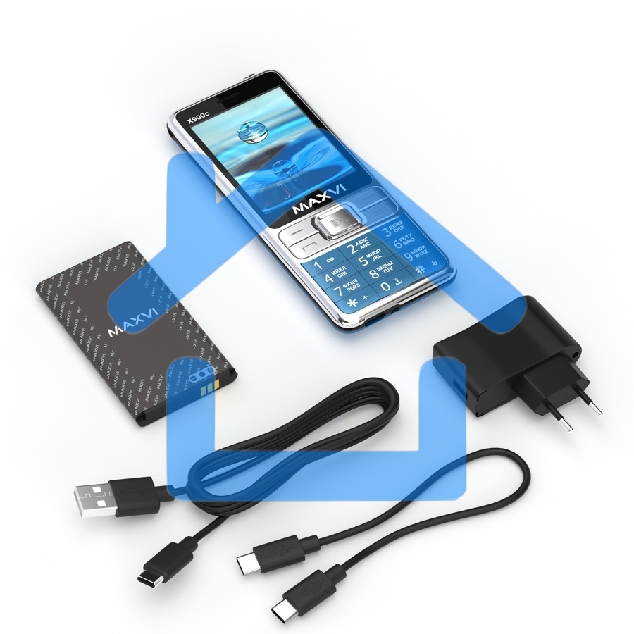 Мобильный телефон Maxvi X900c маренго