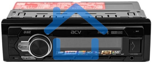 Автомагнитола ACV ADX-905BM 1DIN 4x50Вт