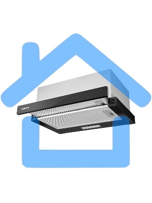 Вытяжка встраиваемая Centek CT-1840-50 черный, 50 см, 600 куб. м/ч, 52 дБ