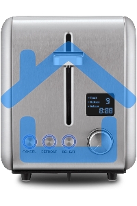 Тостер Rondell RDE-1203 950Вт стальной