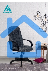 Кресло руководителя Бюрократ T-898 серый 3C1 крестов. пластик