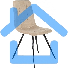 Стул для дома Бюрократ CH-K1_4 комплект 4шт бежевый Holland 06 металл черный на ножках (CH-K1_1/HL07_4)