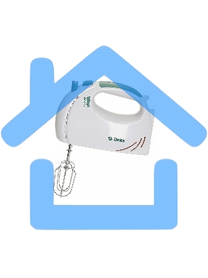 Миксер Delta DL-5061 белый с зеленым