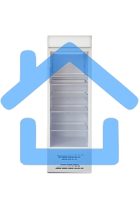 Холодильная витрина Бирюса Б-310P белый однокамерный 310 л