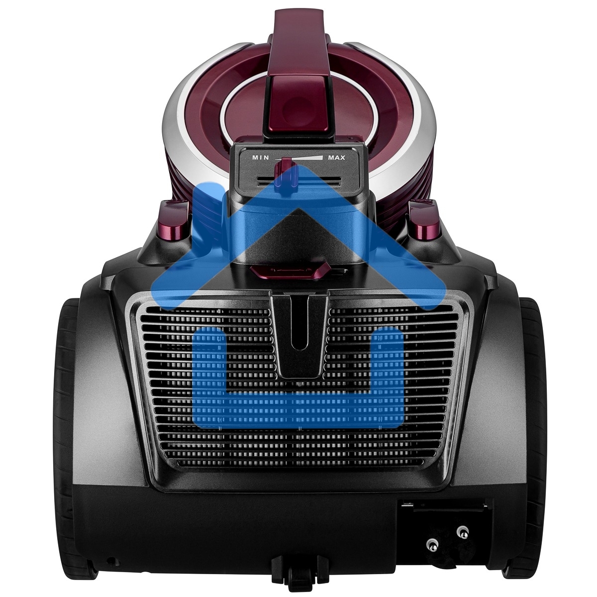 Пылесос BRAYER BR4211 черный/бордовый, 400/2200 Вт, уборка сухая, пылесборник контейнер, 3 л